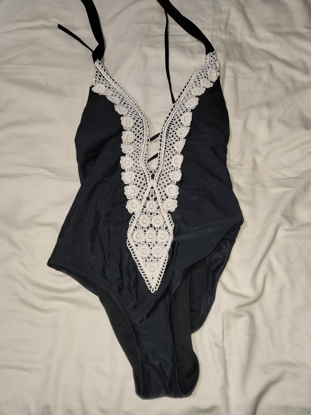 Kona Sol Black One-Piece Swimsuit